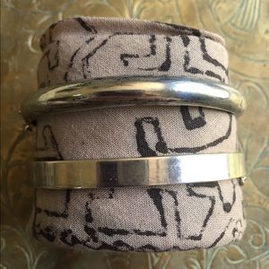 RESERVED 2 vintage sterling silver bangle